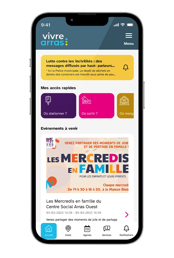 Application ville d'Arras